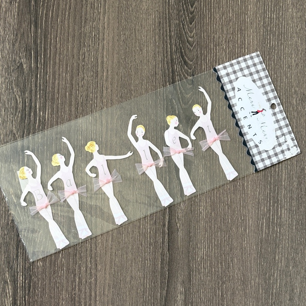 ❤️$10 Meri Meri Accents 2003 Ballet Accents